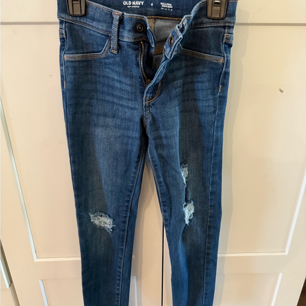Old Navy Women's Distressed Denim Skinny Jeans